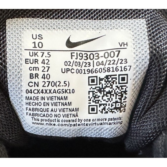 Nike Air Max Thea Premium Black Anthracite WMNS - Sz 10 - FJ9303 007 - - Picture 5 of 8